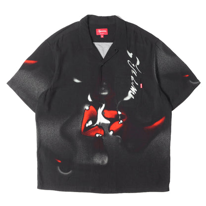 20AW フェイスグラフィック オープンカラー レーヨン 半袖シャツ(Blow Back Rayon S/S Shirt)