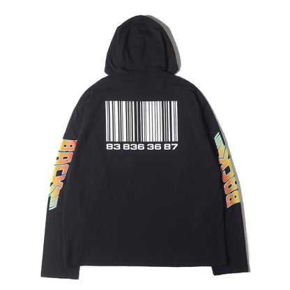 22SS VTMNTS ×Back to the Future デロリアン フード付き ロングスリーブ Tシャツ(HOODIE)