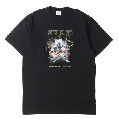 21SS ヘビーメタル グラフィック オーバーサイズ Tシャツ(Oversized Electric Logo Heavy Metal T-Shirt)