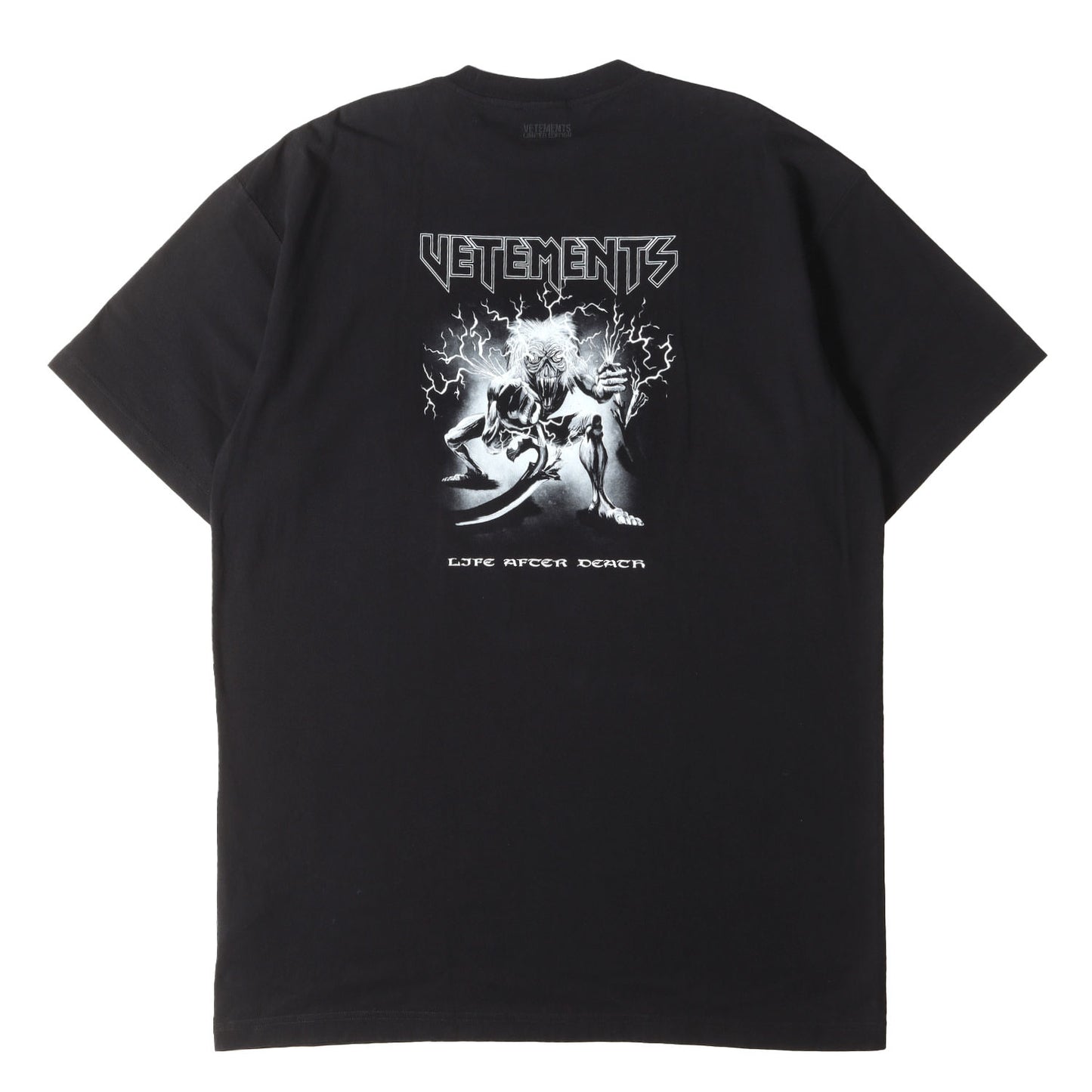 21SS ヘビーメタル グラフィック オーバーサイズ Tシャツ(Oversized Electric Logo Heavy Metal T-Shirt)
