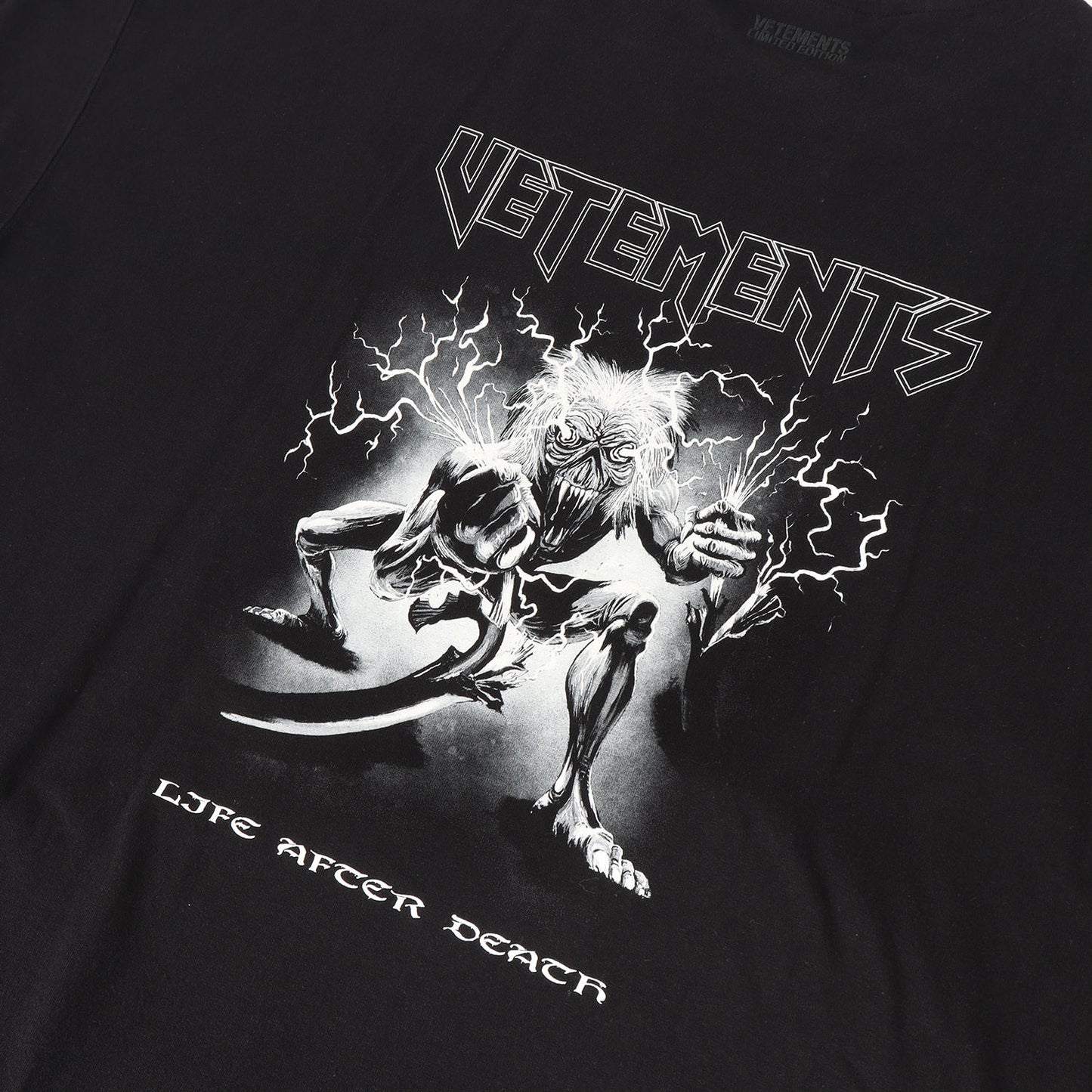 21SS ヘビーメタル グラフィック オーバーサイズ Tシャツ(Oversized Electric Logo Heavy Metal T-Shirt)