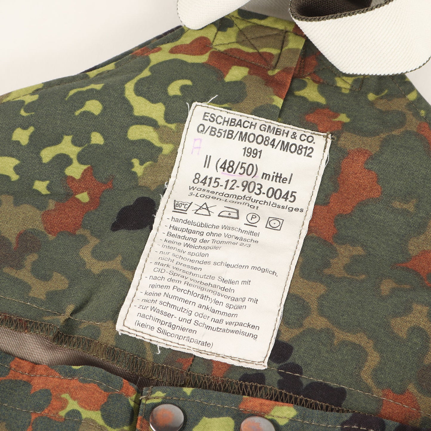 90s ドイツ軍実物 フレクターカモ SYMPATEX オーバーパンツ