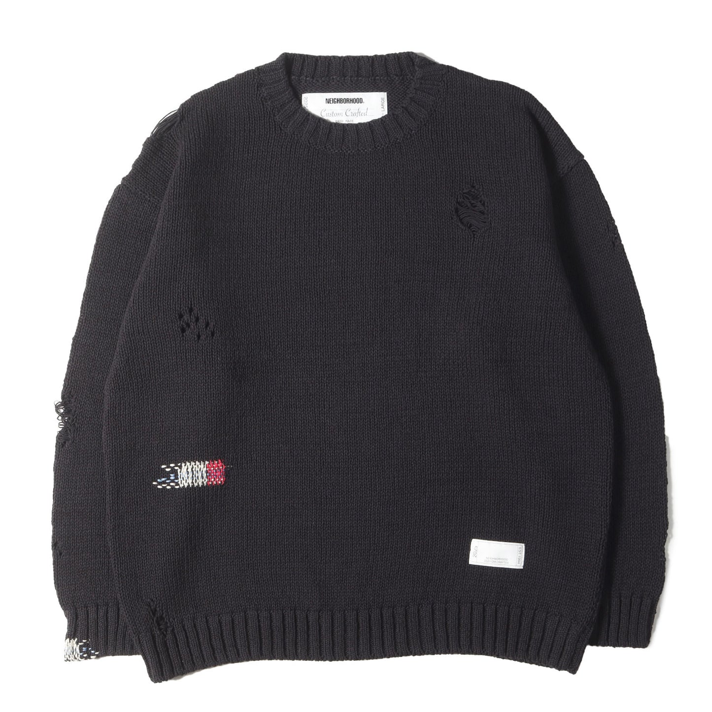 25SS サベージ クルーネック コットンニット セーター(SAVAGE CREWNECK SWEATER)