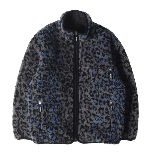 25AW レオパード柄 リバーシブル フリースボア ジャケット(REVERSIBLE LEOPARD BOA JACKET)