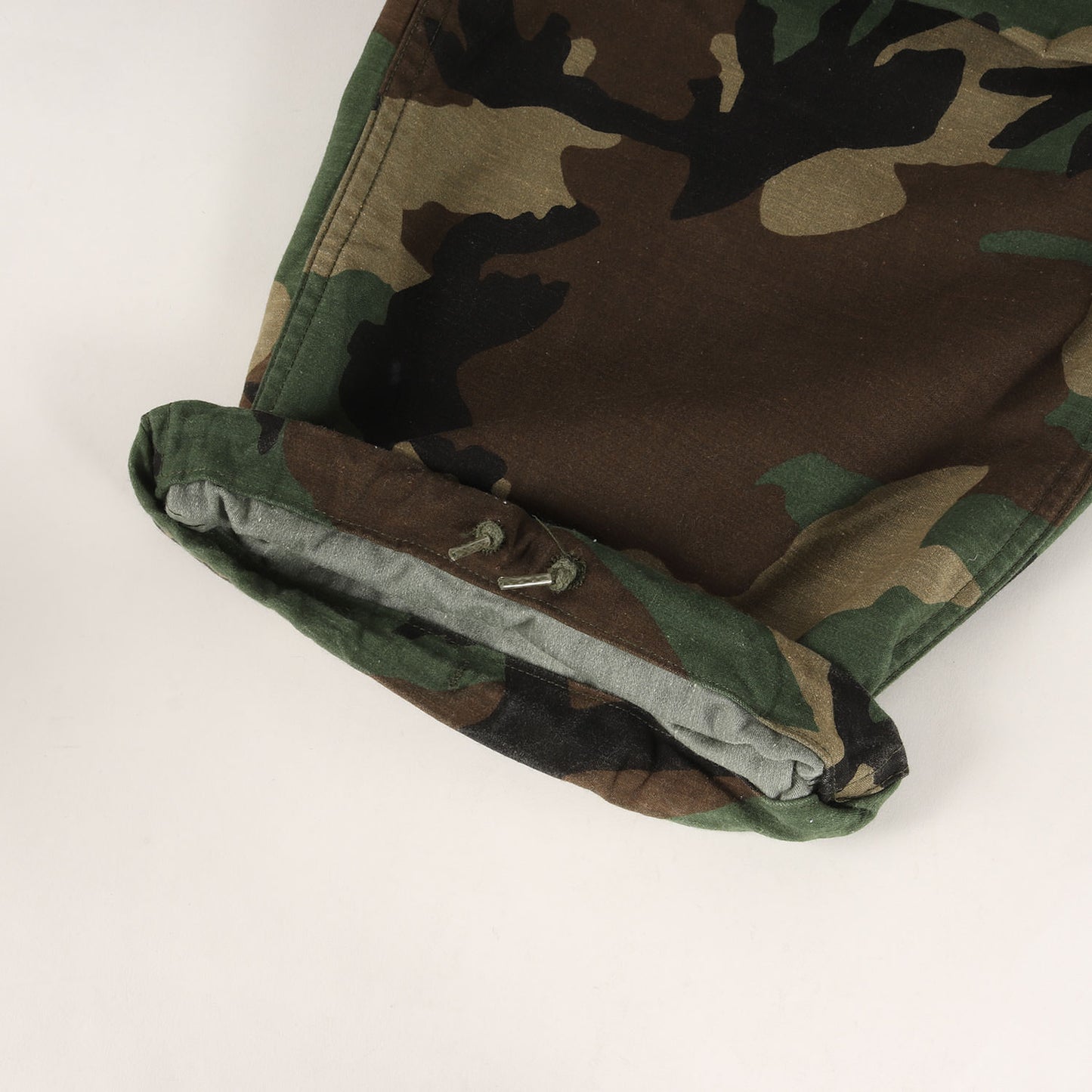 [グッドコンディション] 80s 米軍実物 ウッドランドカモ M-65 フィールド カーゴパンツ