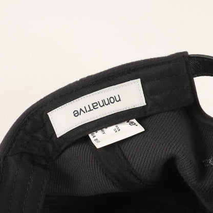 25AW ロゴ刺繍 6パネルキャップ(DWELLER 6P CAP that nonnative production 2)