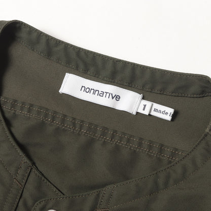 ノーカラー 60/40クロス シャツジャケット(CLIMBER L/S SHIRT JACKET C/N 60/40 CLOTH CORDURA)