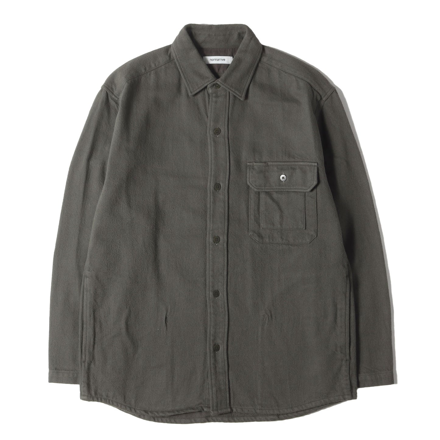 20SS コットンカルゼ ワークシャツ(WORKER SHIRT JACKET COTTON KERSEY)