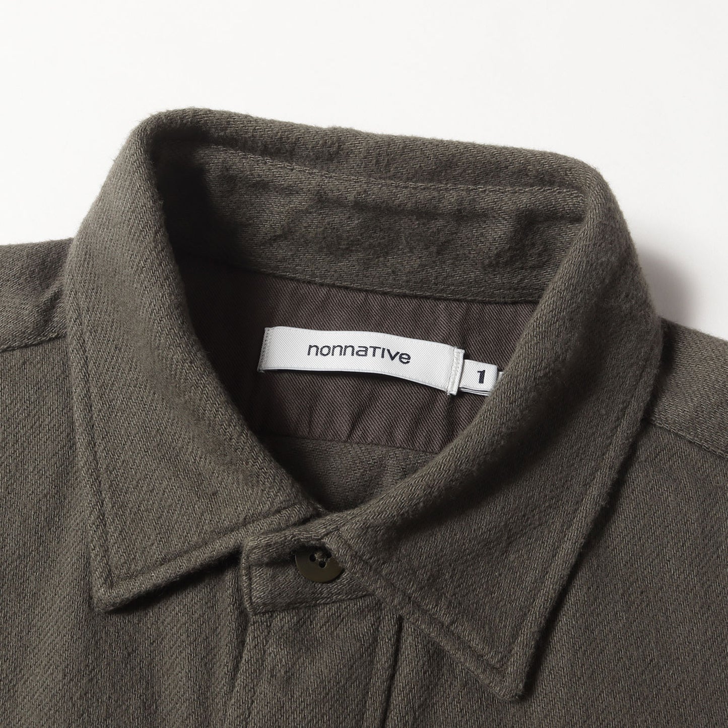 20SS コットンカルゼ ワークシャツ(WORKER SHIRT JACKET COTTON KERSEY)