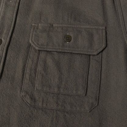 20SS コットンカルゼ ワークシャツ(WORKER SHIRT JACKET COTTON KERSEY)