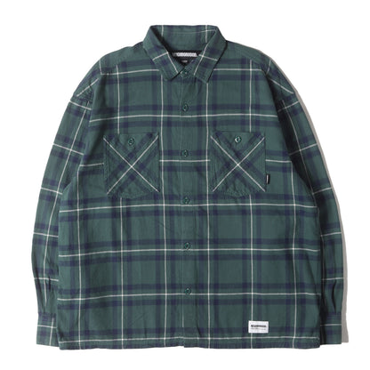 24AW タータンチェック フランネルシャツ(TARTAN CHECK SHIRT)