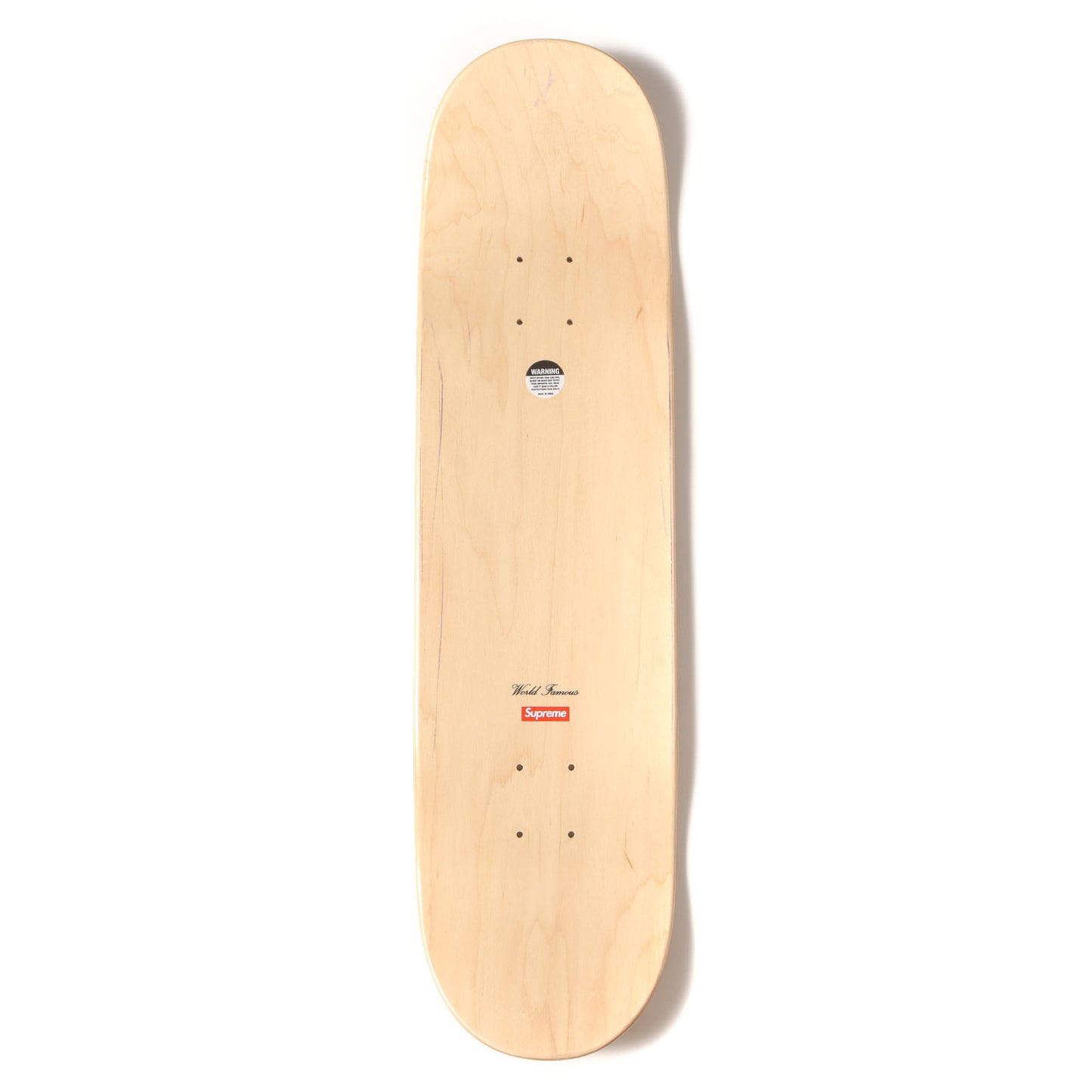 24SS BOXロゴ スケボーデッキ(Routed Box Logo Skateboard)