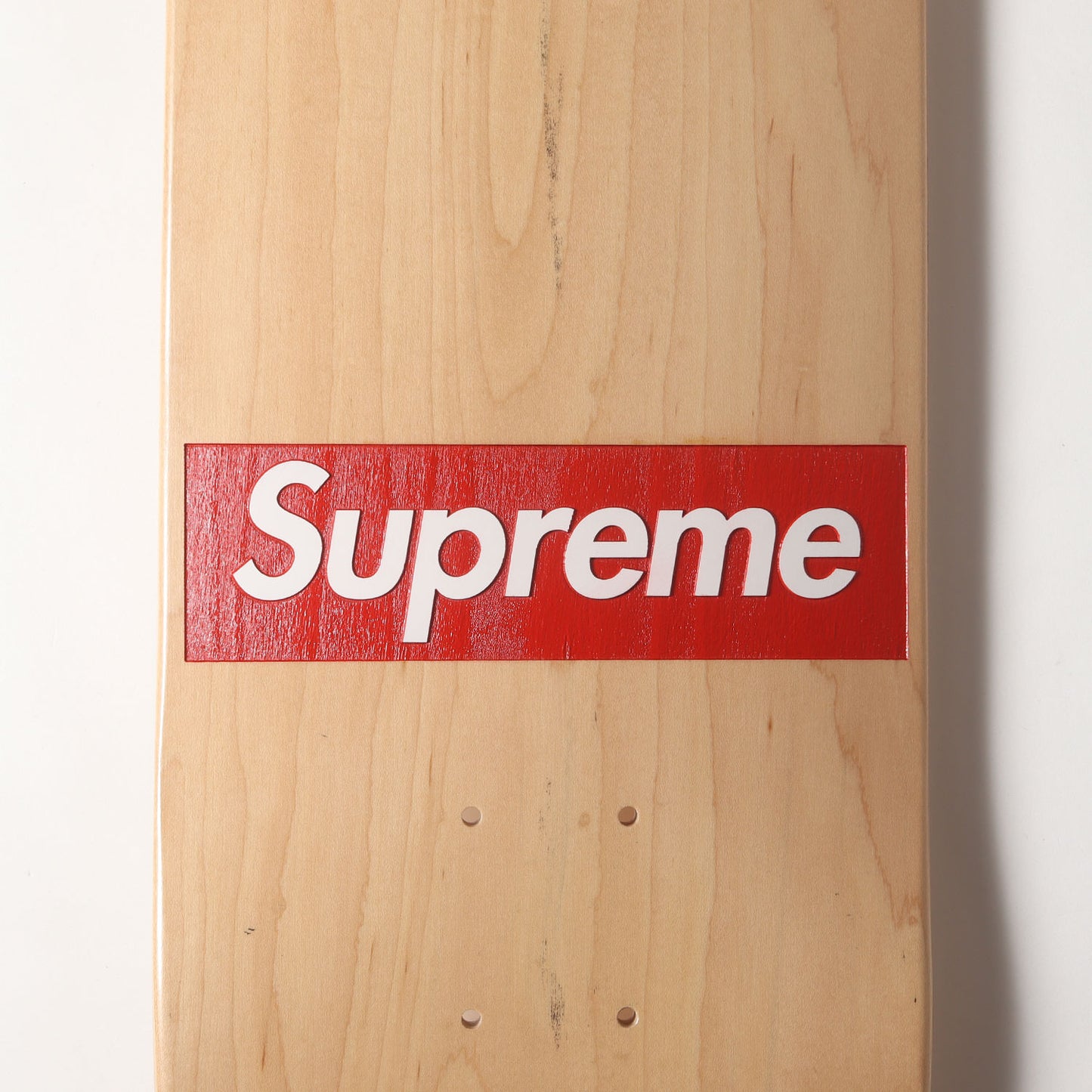 24SS BOXロゴ スケボーデッキ(Routed Box Logo Skateboard)