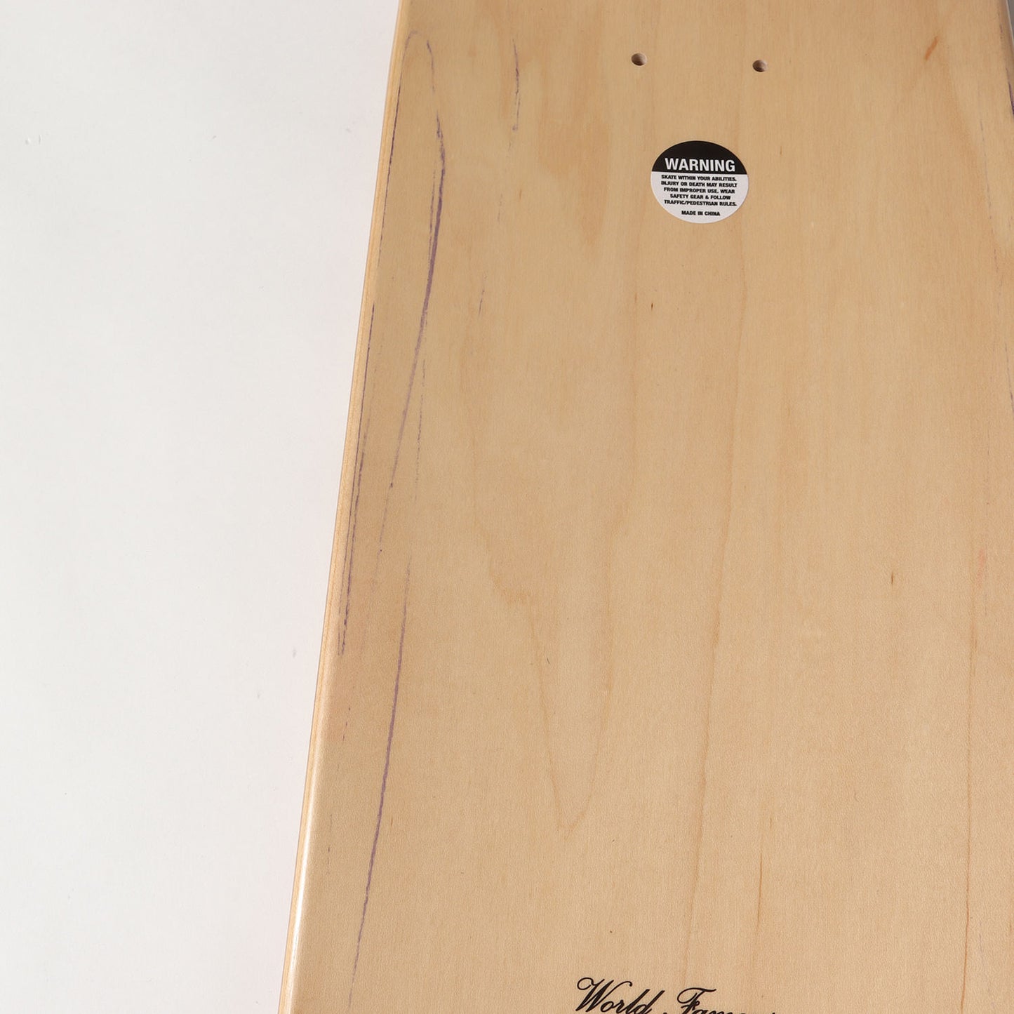 24SS BOXロゴ スケボーデッキ(Routed Box Logo Skateboard)