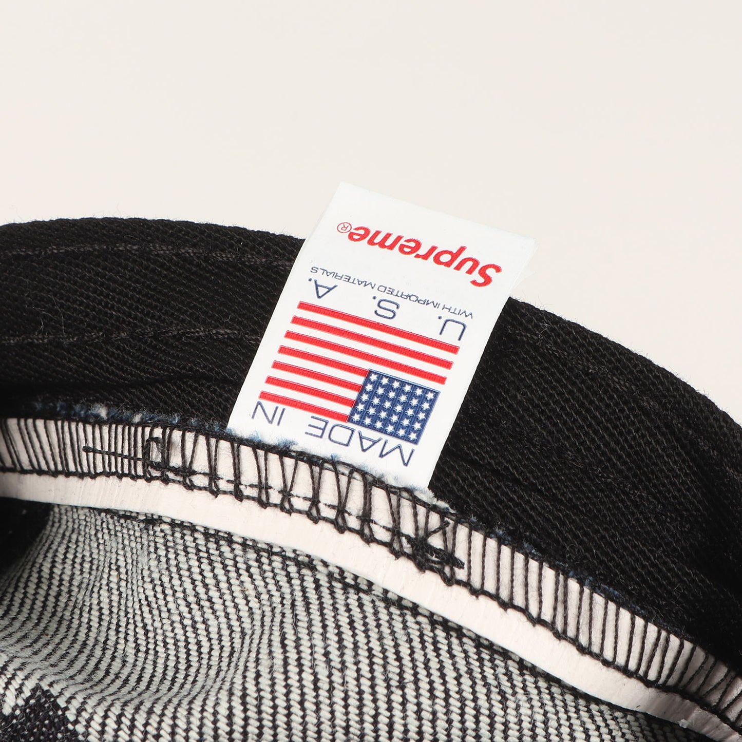 25AW ジャガードデニム BOXロゴ キャンプキャップ(Jacquard Logos Denim Camp Cap)