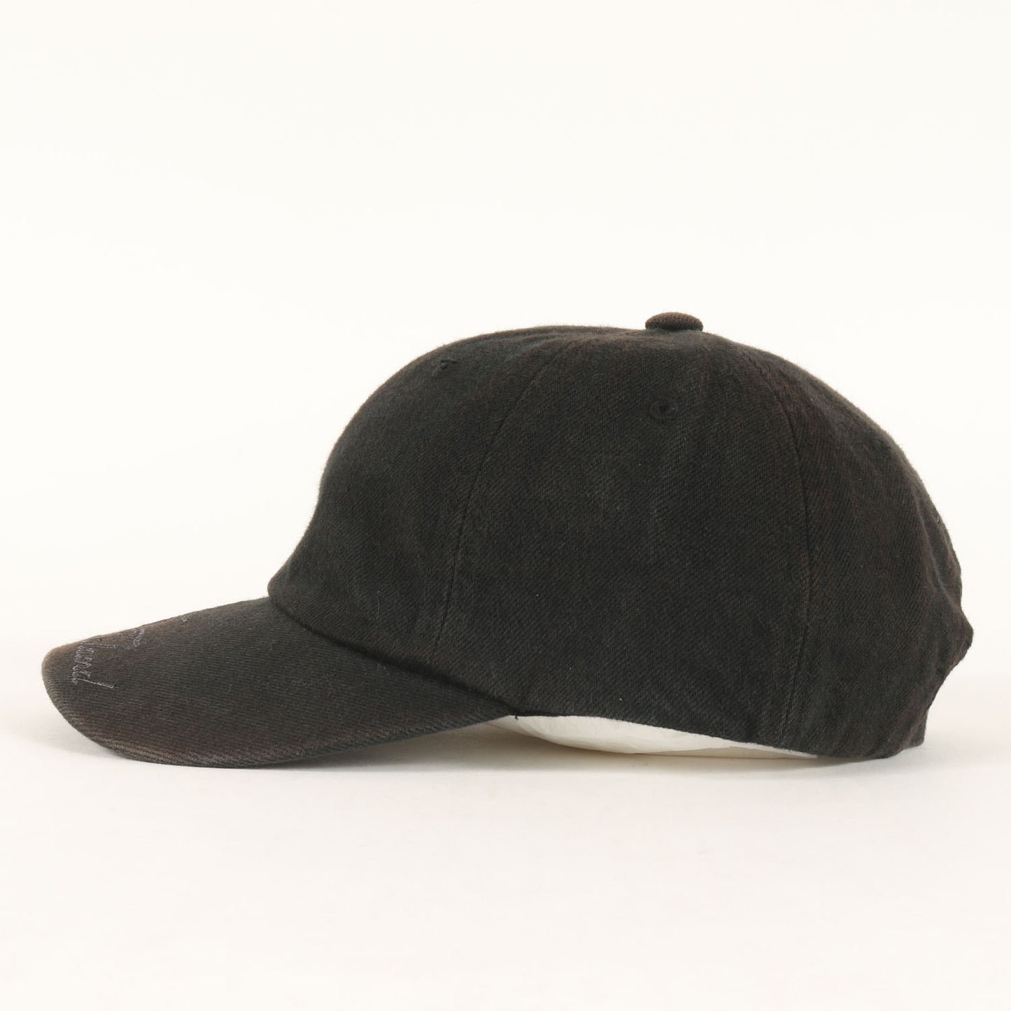 23AW ×STONE ISLAND ロゴ刺繍 6パネルキャップ(Denim 6-Panel)