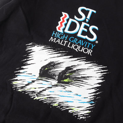 ×St. Ides ラベルロゴ クルーネック スウェット(Crewneck)