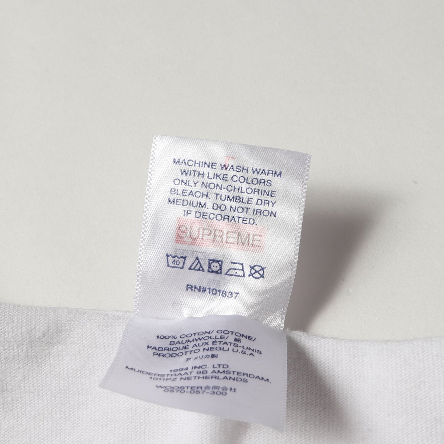 23AW ×blackmeans 漢字ロゴ ロングスリーブ Tシャツ(L/S Tee)