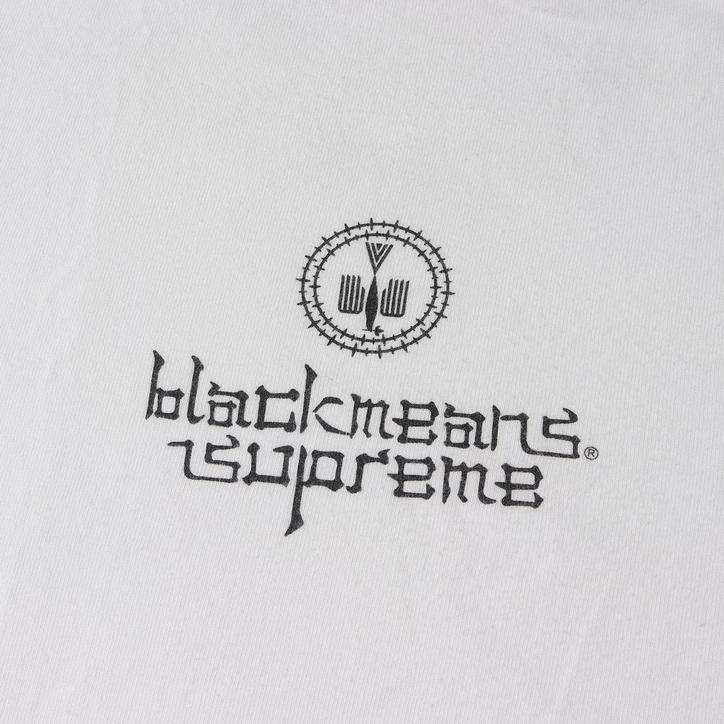 23AW ×blackmeans 漢字ロゴ ロングスリーブ Tシャツ(L/S Tee)