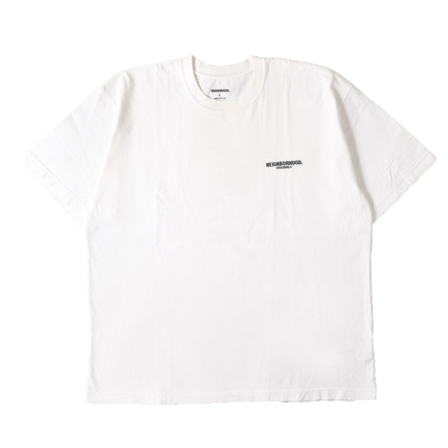 24AW ブランドロゴ刺繍 クルーネック Tシャツ