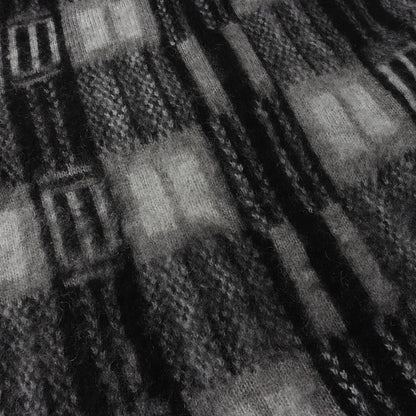 25AW ウール/モヘヤ チェック マフラー(MOHAIR CHECK MUFFLER)