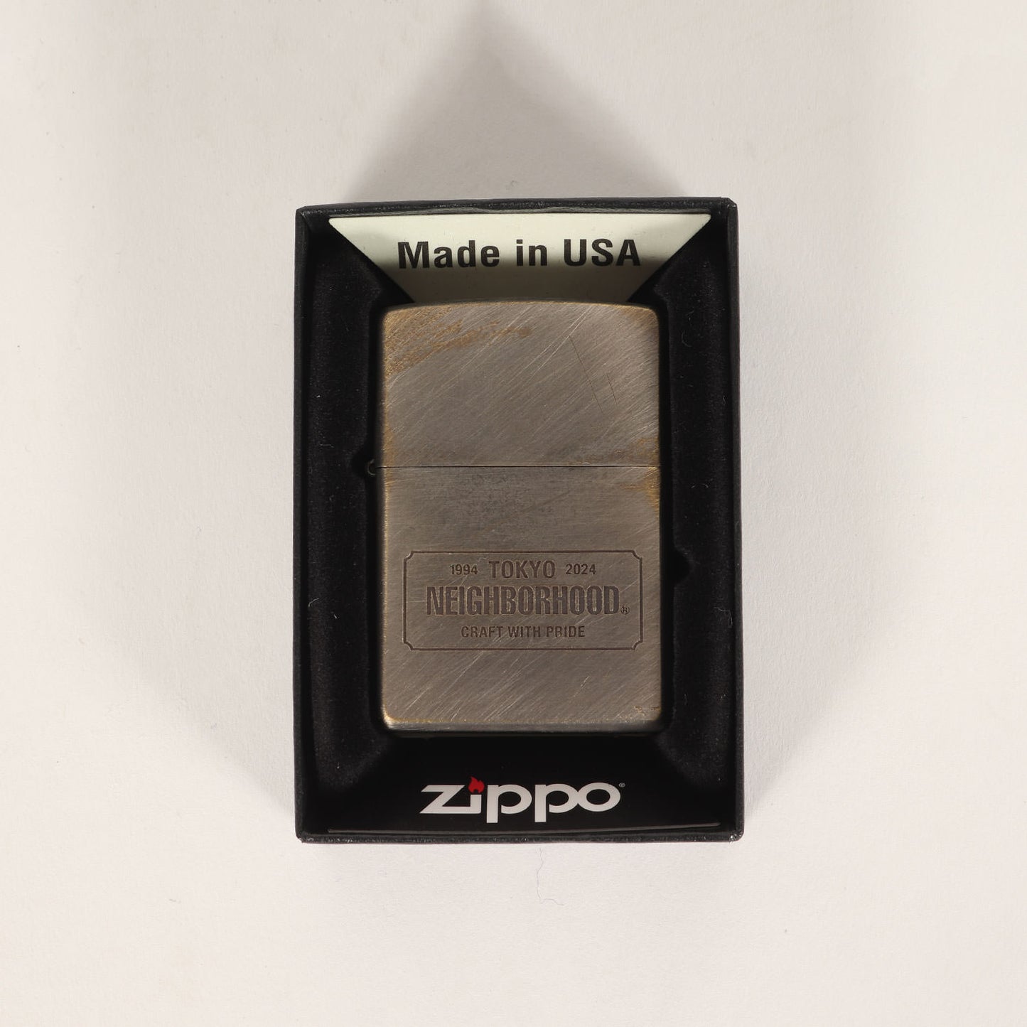 24AW ×Zippo エッチング加工 ジッポライター(AGED ZIPPO LIGHTER)