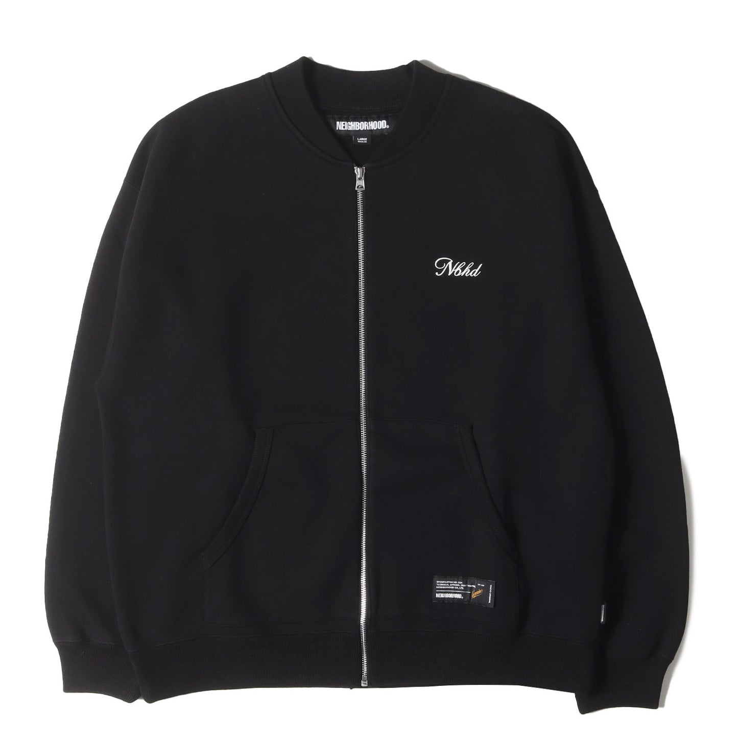 25AW ロゴプリント フルジップ スウェット(PLAIN SWEAT ZIP JACKET LS)