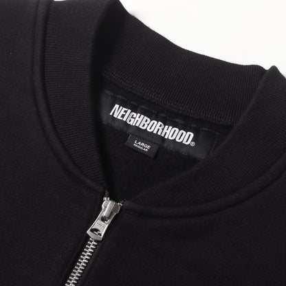 25AW ロゴプリント フルジップ スウェット(PLAIN SWEAT ZIP JACKET LS)