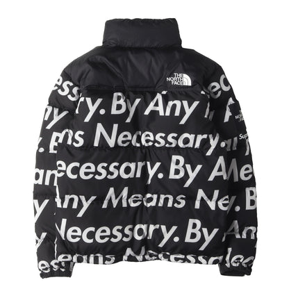 ×THE NORTH FACE メッセージロゴ ヌプシ ダウンジャケット(Nuptse Jacket)
