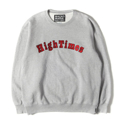 24SS ×HIGH TIMES クルーネック ヘビー スウェット(HEAVY WEIGHT CREW NECK SWEAT SHIRT)
