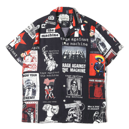 20SS ×Rage Against The Machine レーヨン ハワイアンシャツ / アロハシャツ(S/S HAWAIIAN SHIRT)