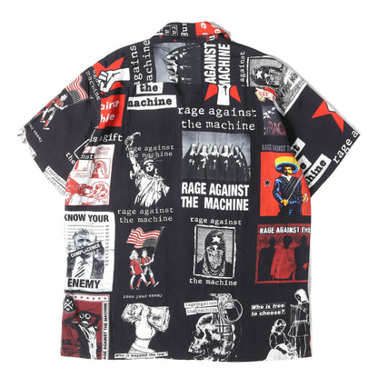 20SS ×Rage Against The Machine レーヨン ハワイアンシャツ / アロハシャツ(S/S HAWAIIAN SHIRT)