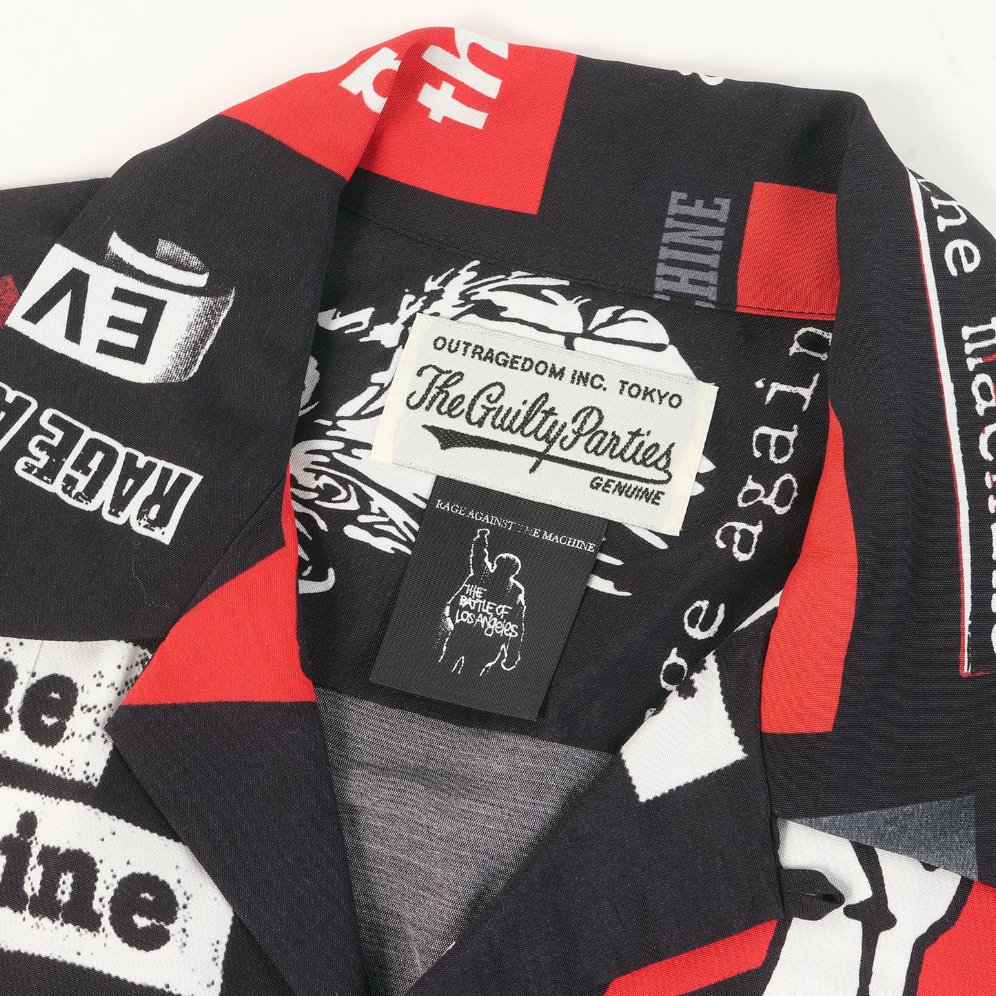 20SS ×Rage Against The Machine レーヨン ハワイアンシャツ / アロハシャツ(S/S HAWAIIAN SHIRT)