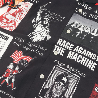 20SS ×Rage Against The Machine レーヨン ハワイアンシャツ / アロハシャツ(S/S HAWAIIAN SHIRT)