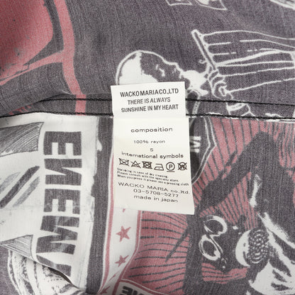 20SS ×Rage Against The Machine レーヨン ハワイアンシャツ / アロハシャツ(S/S HAWAIIAN SHIRT)