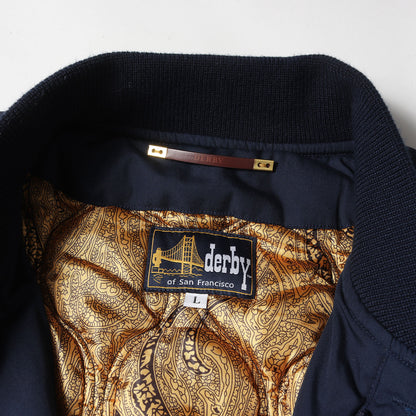 25SS ゴールドペイズリー ポリコットン ダービー ジャケット (DERBY JACKET 300 Navy / Gold)