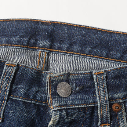 [雰囲気抜群 ヒゲあり] 60s 501 Big E デニムパンツ / USA製 ボタン裏刻印2