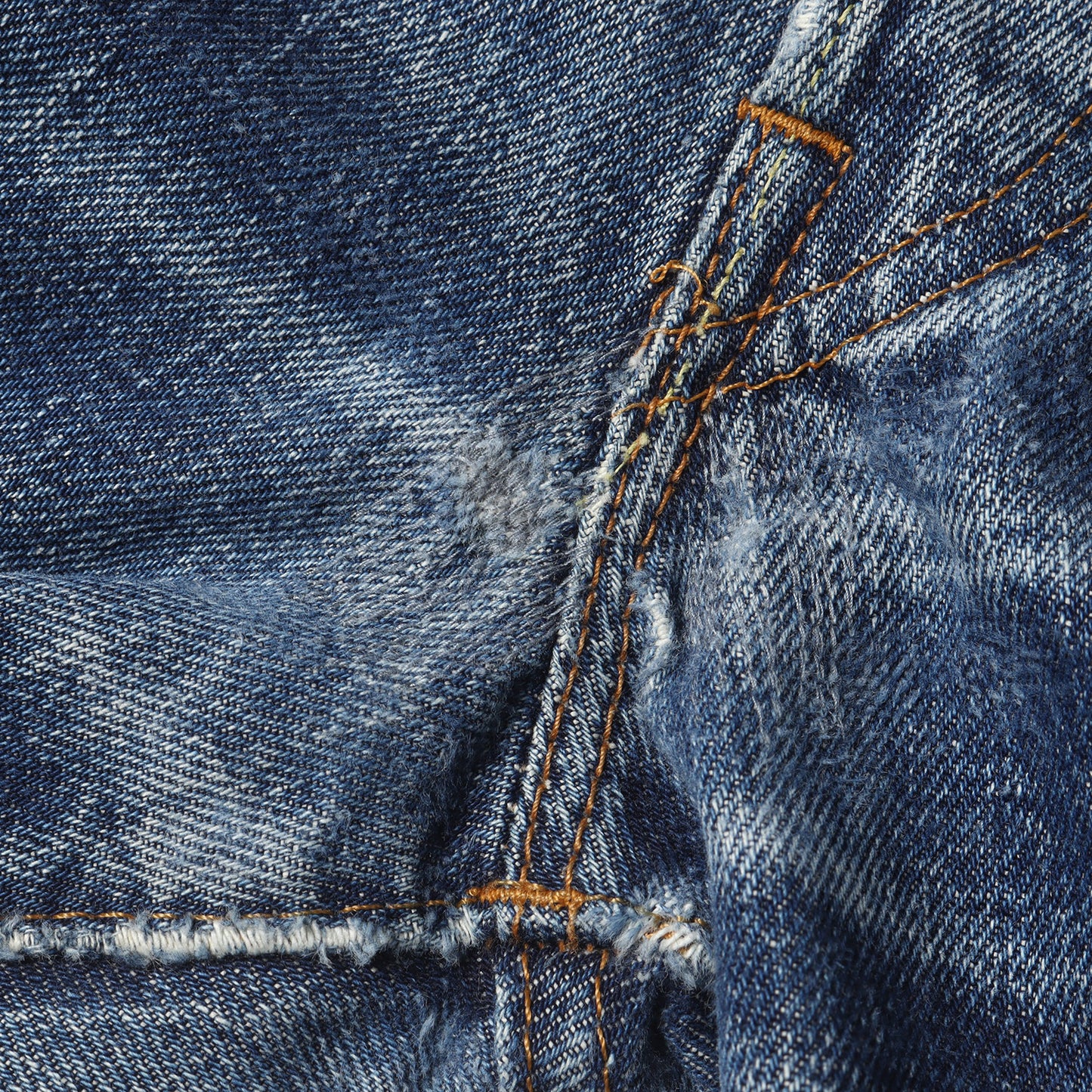 [雰囲気抜群 ヒゲあり] 60s 501 Big E デニムパンツ / USA製 ボタン裏刻印2