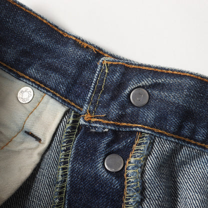 [雰囲気抜群 ヒゲあり] 60s 501 Big E デニムパンツ / USA製 ボタン裏刻印2