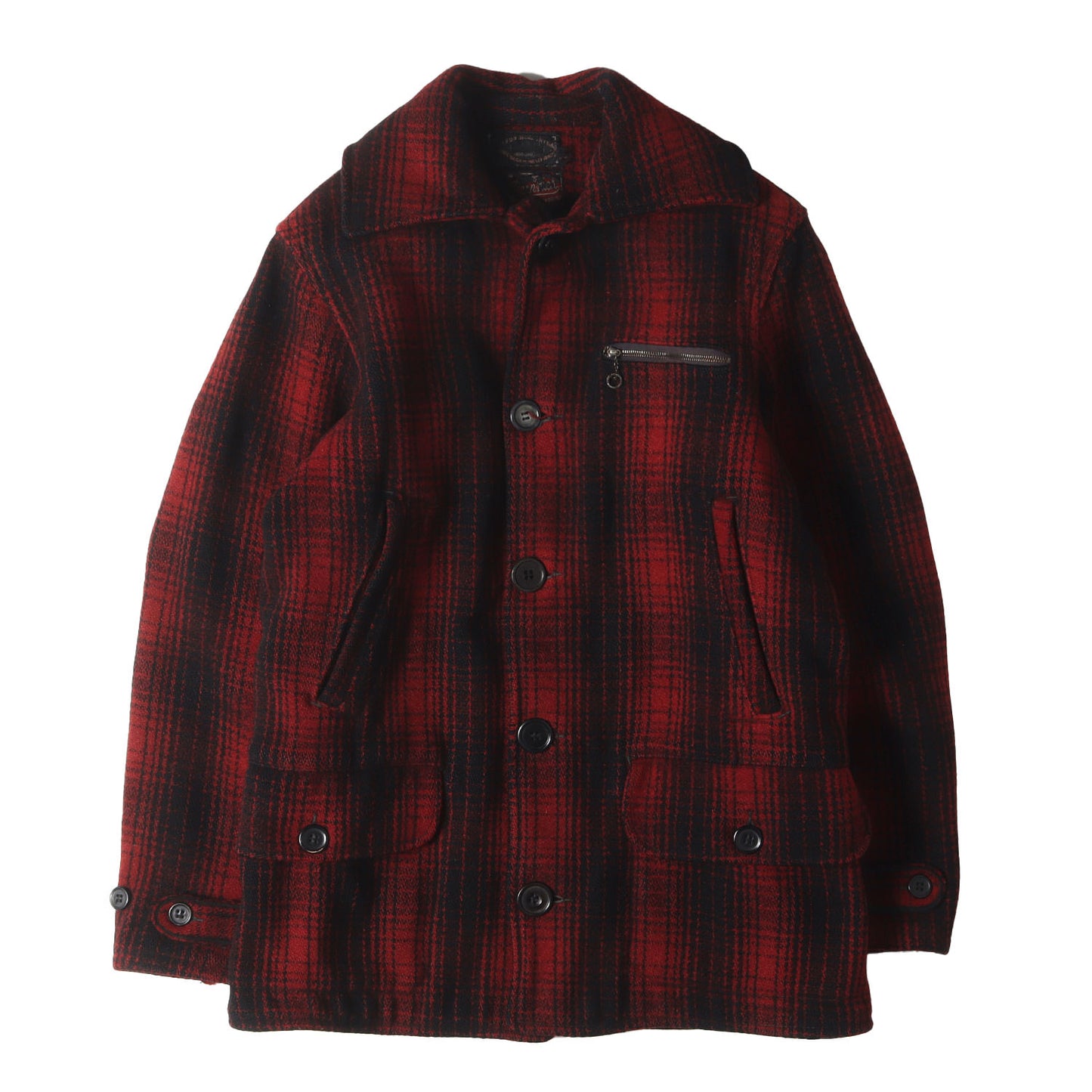 [希少 戦前モデル] 30s オンブレチェック ウール ハンティング ジャケット DRY BAK × PENN RICH(WOOLRICH)