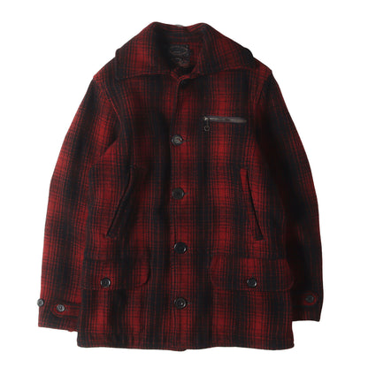 [希少 戦前モデル] 30s オンブレチェック ウール ハンティング ジャケット DRY BAK × PENN RICH(WOOLRICH)