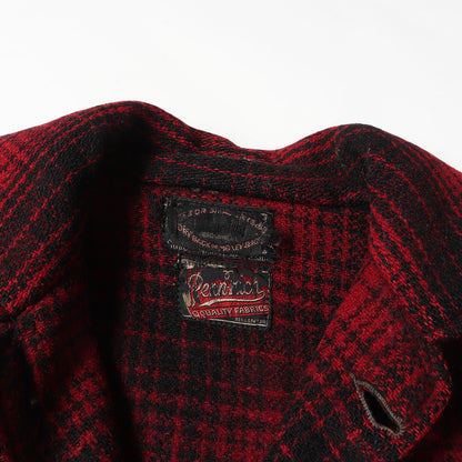 [希少 戦前モデル] 30s オンブレチェック ウール ハンティング ジャケット DRY BAK × PENN RICH(WOOLRICH)