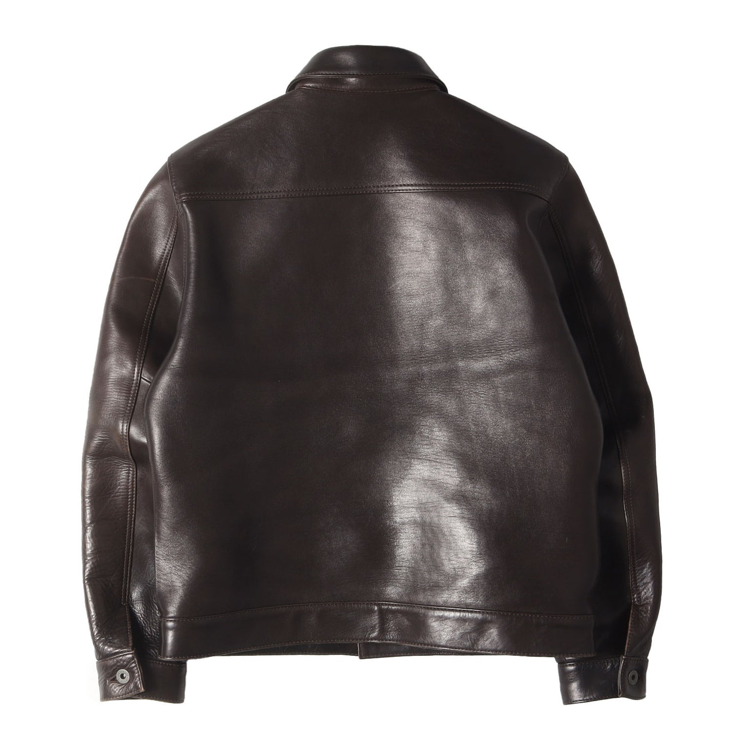 [LUA別注] 茶芯 エコホースハイドレザー 1stタイプ ジャケット (HORSE 1ST TYPE JEAN JACKET)