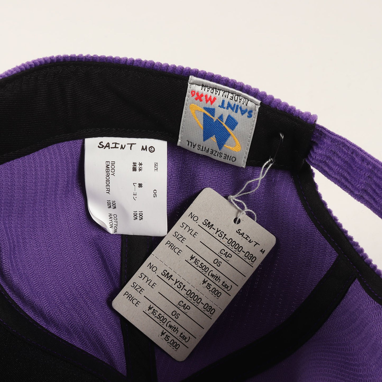 24AW ロゴ刺繍 コーデュロイ 5パネルキャップ(SECRET CAP)