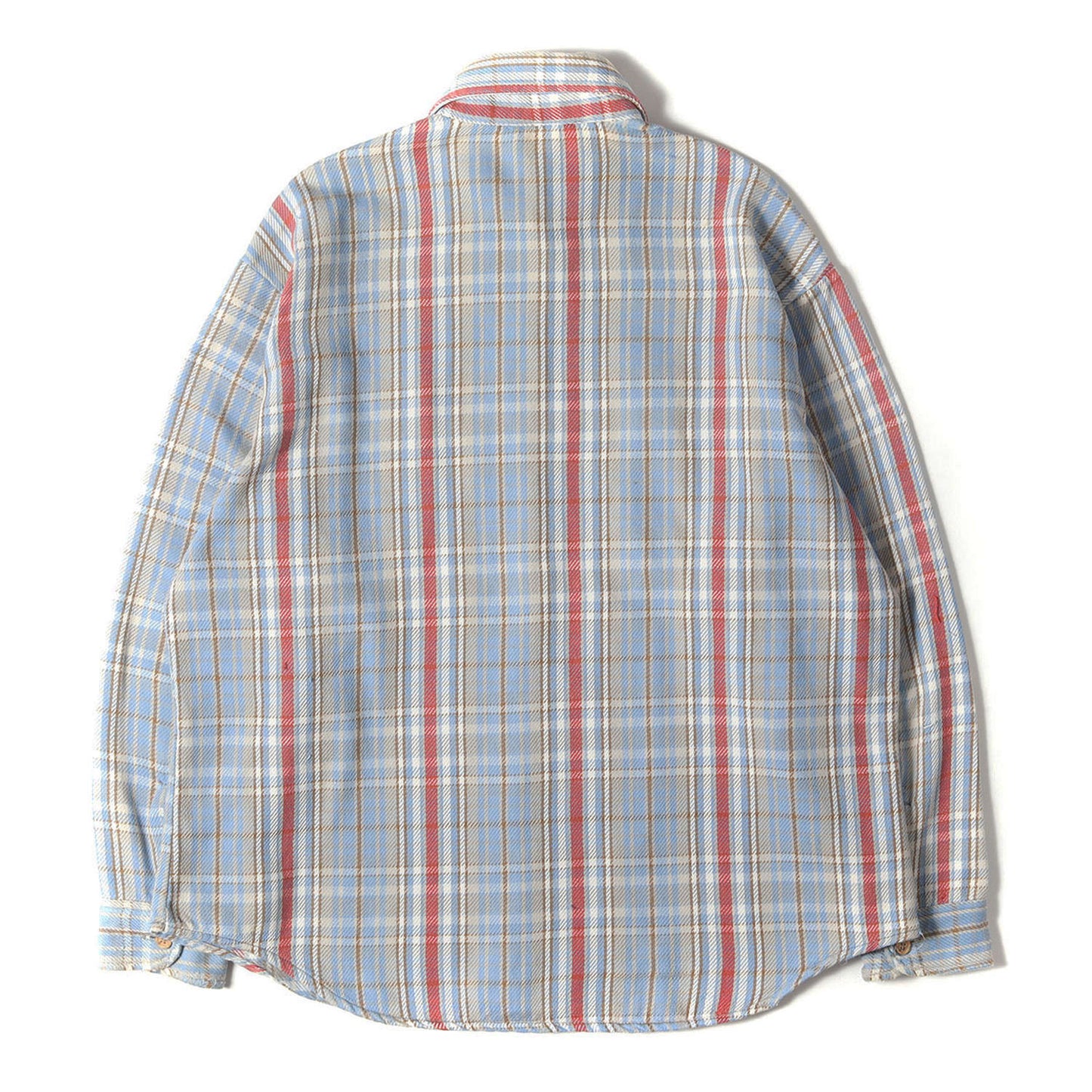 [好配色 雰囲気抜群] 70s ヘビー チェック ネルシャツ
