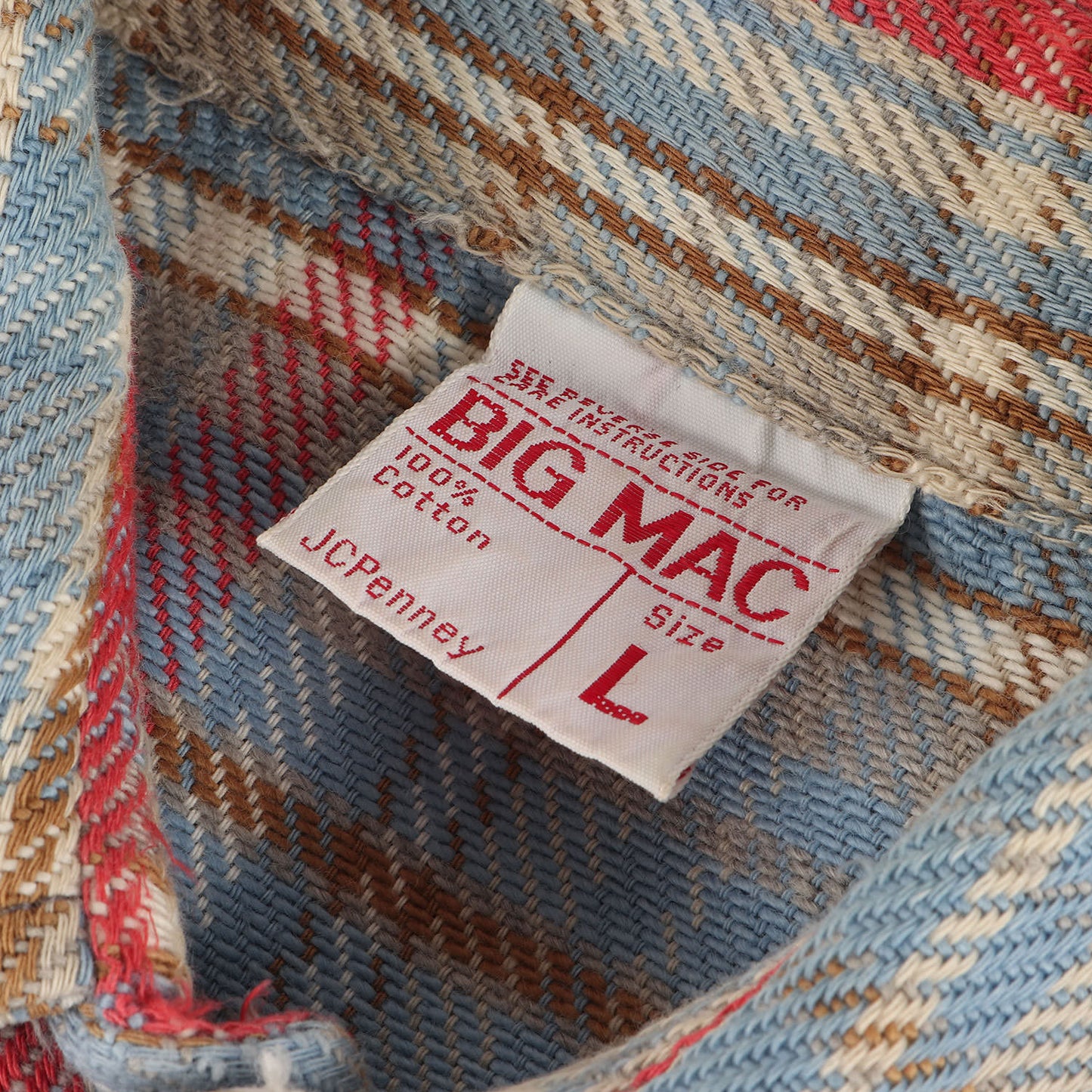 [好配色 雰囲気抜群] 70s ヘビー チェック ネルシャツ