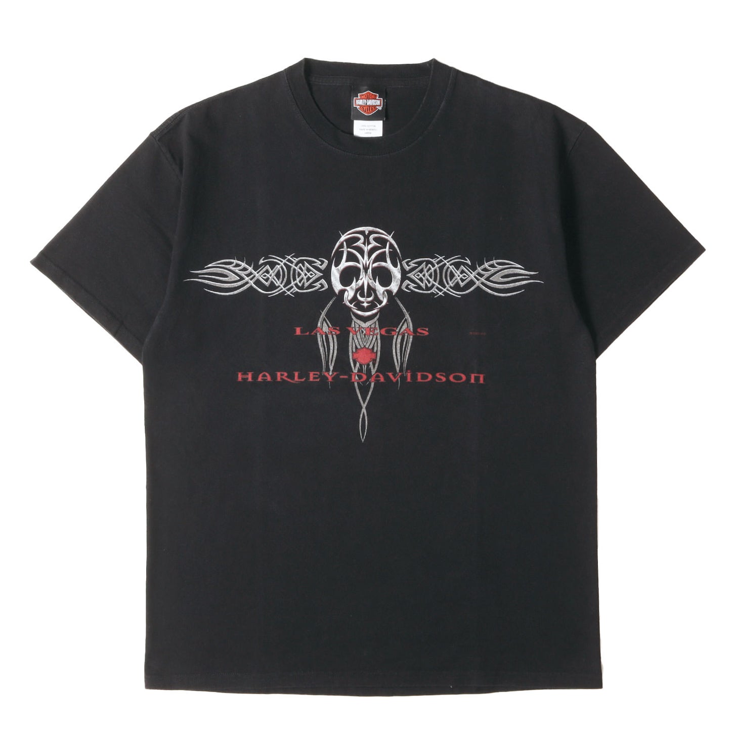[GOODコンディション] 00s ラスベガス限定 トライバル エンブレム Tシャツ メキシコ製