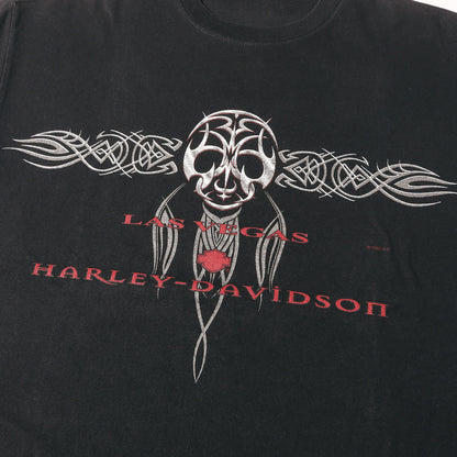[GOODコンディション] 00s ラスベガス限定 トライバル エンブレム Tシャツ メキシコ製