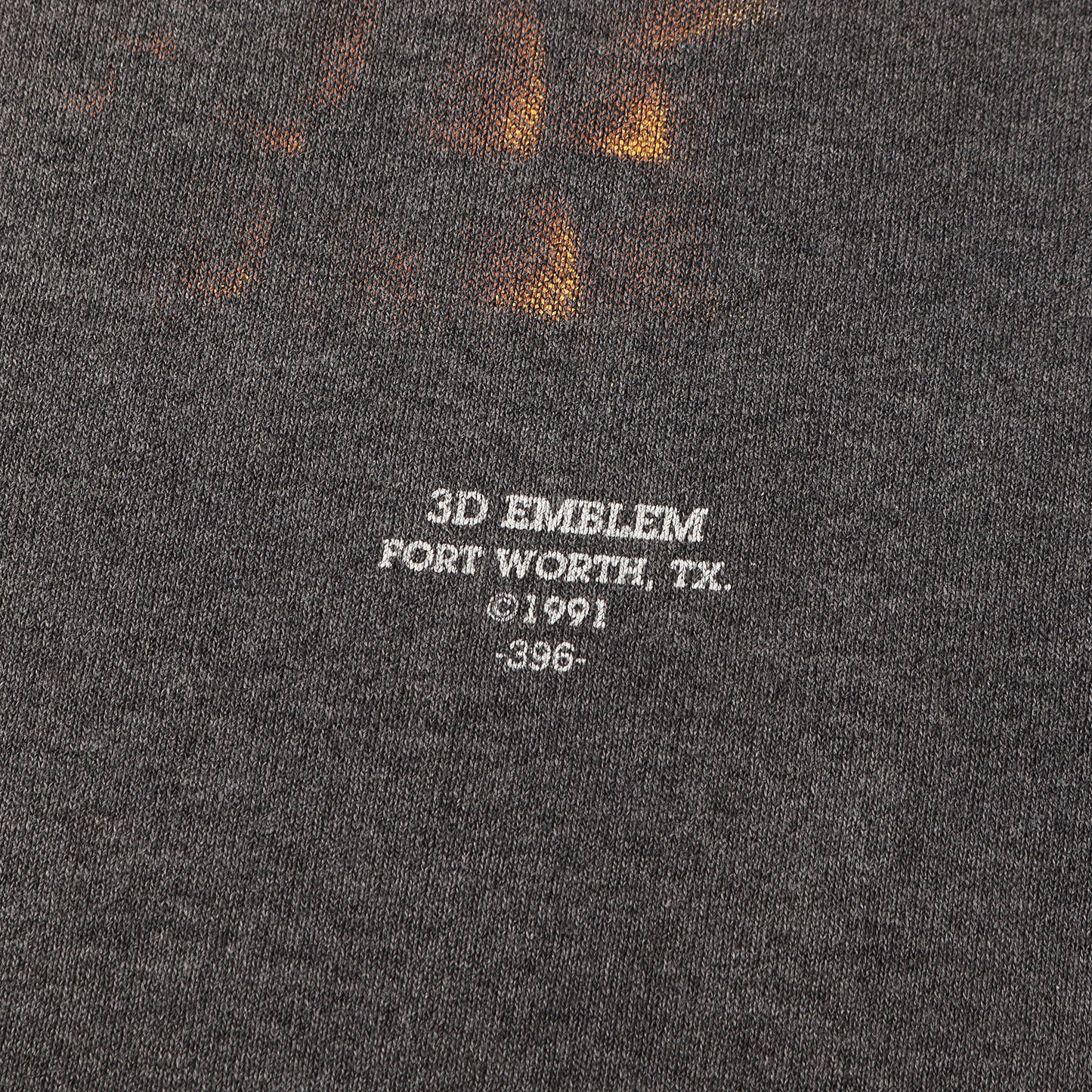 [GOODフェード] 90s 3D EMBLEM 星条旗 イーグルヘッド Tシャツ USA製
