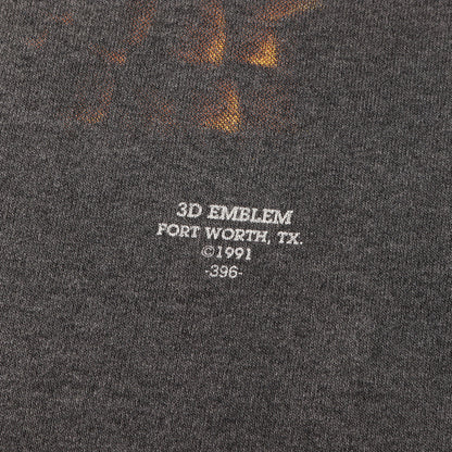 [GOODフェード] 90s 3D EMBLEM 星条旗 イーグルヘッド Tシャツ USA製